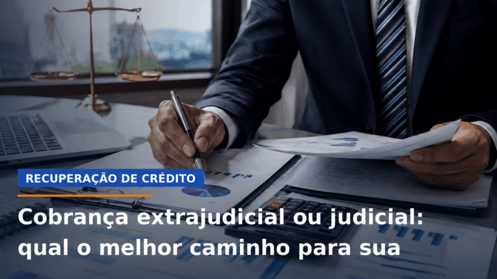 Cobrança extrajudicial ou judicial: qual o melhor caminho para sua empresa?