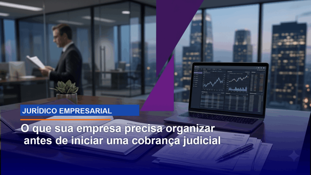 O que sua empresa precisa organizar antes de iniciar uma cobrança judicial