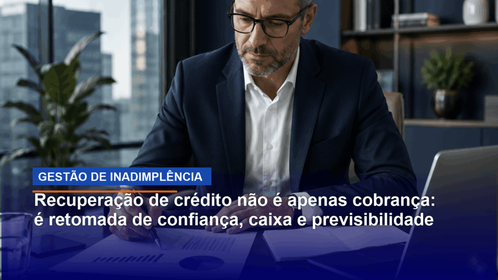 Recuperação de crédito: mais do que receber valores em atraso, é recuperar o controle financeiro