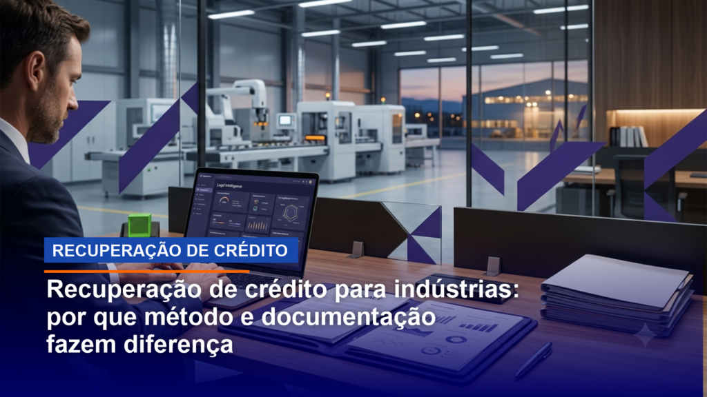 Recuperação de crédito para indústrias: por que método e documentação fazem diferença